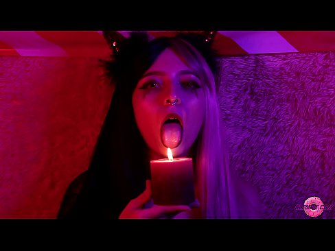 ❤️ মুখ পূর্ণতা সহ সেক্সি Succubus থেকে উত্সাহী Blowjob যৌনতা  ☑